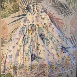 Floral Sleeveless toddler girl maxi Dress